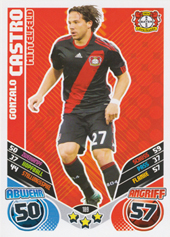 Castro Gonzalo 11-12 Topps Match Attax BL #189