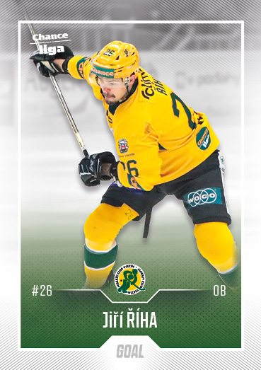 Říha Jiří 22-23 GOAL Cards Chance liga #19