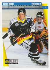 Molin Johan 97-98 UD Choice Swedish Hockey #190