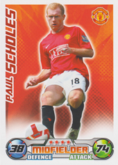 Scholes Paul 08-09 Topps Match Attax PL #193