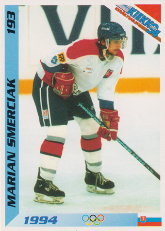 Smerčiak Marián 1994 Finnish Jää Kiekko #193