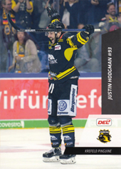 Hodgman Justin 19-20 Playercards DEL #201