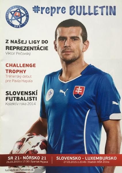 Zápasový bulletin Slovensko-Lucembursko (27.3.2015)