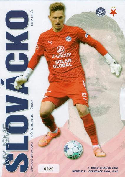 Zápasový bulletin Slovácko-Slavia Praha (21.7.2024)