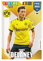 Delaney Thomas 19-20 Panini Adrenalyn XL FIFA 365 #204