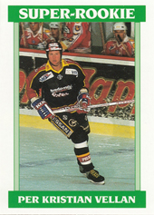 Vellan Per Kristian 92-93 Elitserien Super-Rookie #206