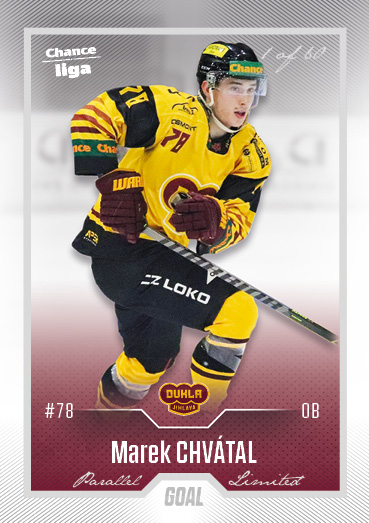 Chvátal Marek 22-23 GOAL Cards Chance liga Silver #207