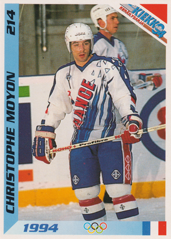 Moyon Christophe 1994 Finnish Jää Kiekko #214