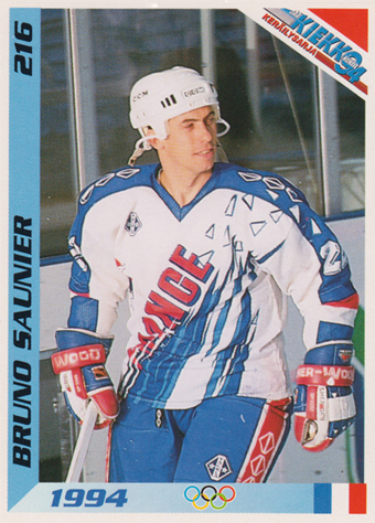 Saunier Bruno 1994 Finnish Jää Kiekko #216