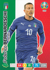 Bernardeschi Federico 2020 Panini Adrenalyn XL EURO #220