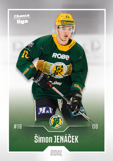 Jenáček Šimon 22-23 GOAL Cards Chance liga #221