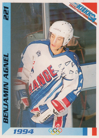 Agnel Benjamin 1994 Finnish Jää Kiekko #221