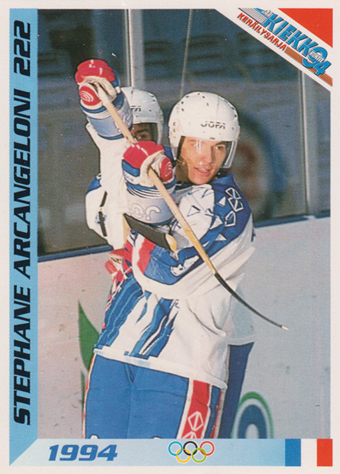 Arcangeloni Stéphane 1994 Finnish Jää Kiekko #222