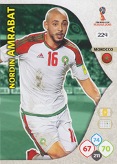 Amrabat Nordin 2018 Panini Adrenalyn XL World Cup #224