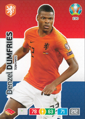 Dumfries Denzel 2020 Panini Adrenalyn XL EURO #230