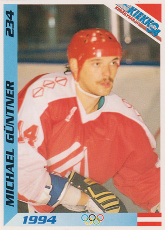 Güntner Michael 1994 Finnish Jää Kiekko #234