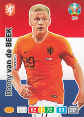 van de Beek Donny 2020 Panini Adrenalyn XL EURO #236