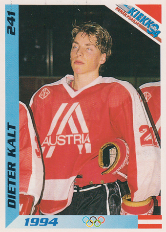 Kalt Dieter 1994 Finnish Jää Kiekko #241