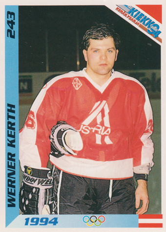 Kerth Werner 1994 Finnish Jää Kiekko #243