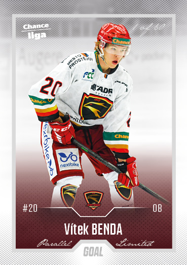 Benda Vítek 22-23 GOAL Cards Chance liga Silver #249