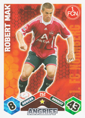 Mak Róbert 10-11 Topps Match Attax BL #252