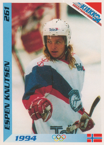 Knutsen Espen 1994 Finnish Jää Kiekko #261
