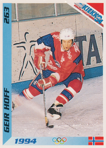 Hoff Geir 1994 Finnish Jää Kiekko #263