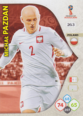 Pazdan Michał 2018 Panini Adrenalyn XL World Cup #263
