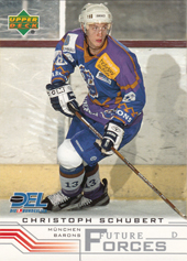 Schubert Christoph 01-02 Upper Deck DEL Future Forces #263