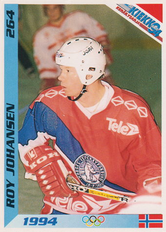 Johansen Roy 1994 Finnish Jää Kiekko #264