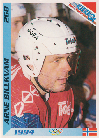 Billkvam Arne 1994 Finnish Jää Kiekko #268