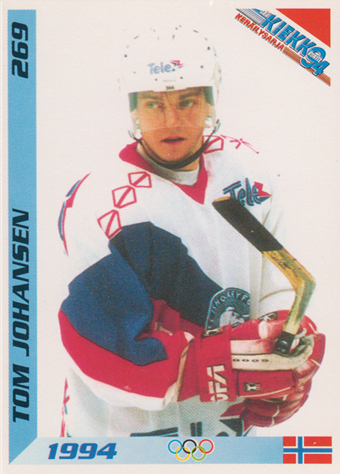 Johansen Tom 1994 Finnish Jää Kiekko #269