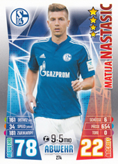 Nastasić Matija 15-16 Topps Match Attax BL #274