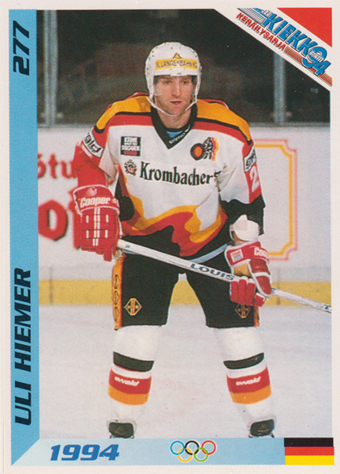 Hiemer Ulrich 1994 Finnish Jää Kiekko #277