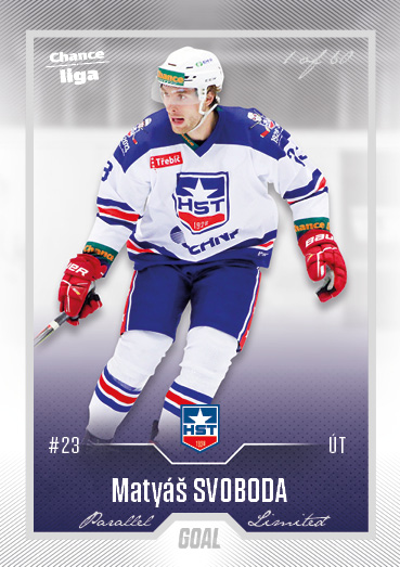Svoboda Matyáš 22-23 GOAL Cards Chance liga Silver #283