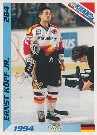 Köpf Ernst 1994 Finnish Jää Kiekko #284