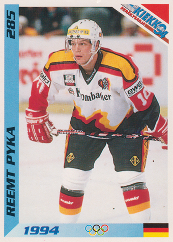 Pyka Reemt 1994 Finnish Jää Kiekko #285