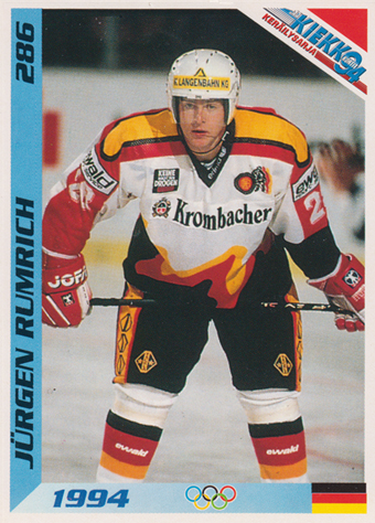 Rumrich Jürgen 1994 Finnish Jää Kiekko #286