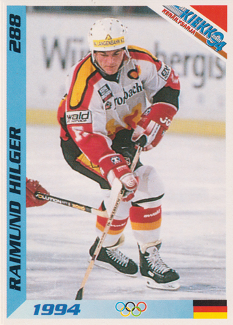 Hilger Raimond 1994 Finnish Jää Kiekko #288