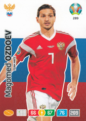 Ozdoev Magomed 2020 Panini Adrenalyn XL EURO #289