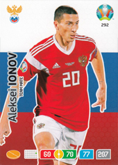 Ionov Aleksei 2020 Panini Adrenalyn XL EURO #292