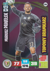Pawełek Mariusz 16-17 Panini Adrenalyn XL Ekstraklasa Topowy Bramkarz #296