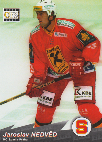 Nedvěd Jaroslav 00-01 OFS Cards SP #298