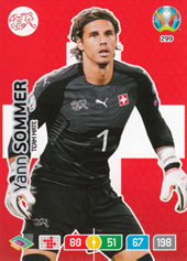 Sommer Yann 2020 Panini Adrenalyn XL EURO #299