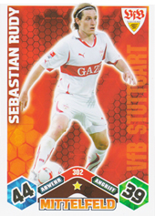 Rudy Sebastian 10-11 Topps Match Attax BL #302