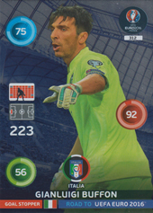 Buffon Gianluigi 2016 Panini Adrenalyn XL Road to EURO Goal Stopper #312