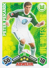 Pekarík Peter 10-11 Topps Match Attax BL #312
