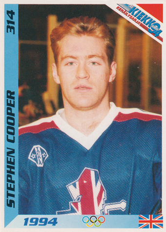 Cooper Stephen 1994 Finnish Jää Kiekko #314