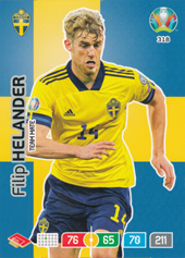 Helander Filip 2020 Panini Adrenalyn XL EURO #318