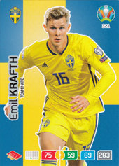 Krafth Emil 2020 Panini Adrenalyn XL EURO #321